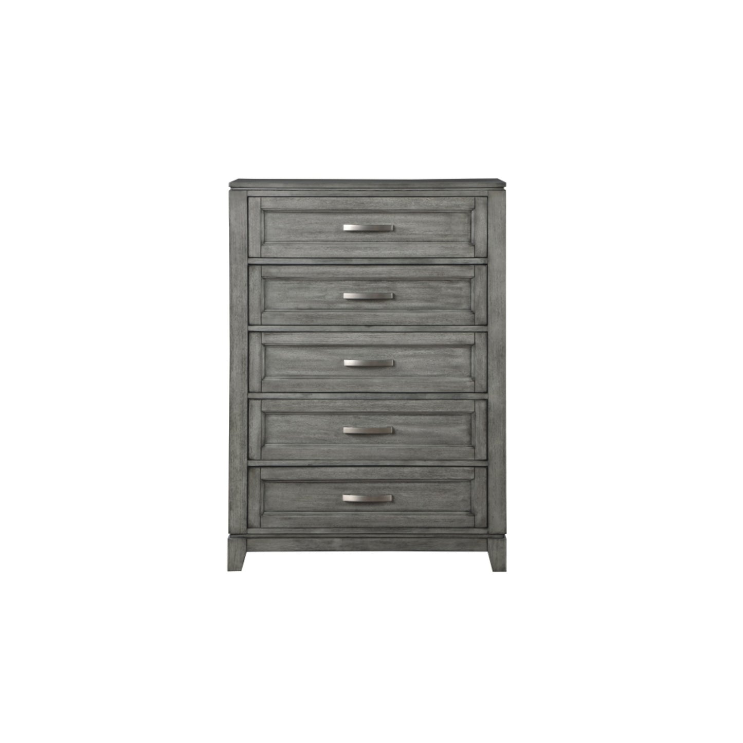 Moonlight Queen 6pc Bedroom Set - 1450 - White / Grey