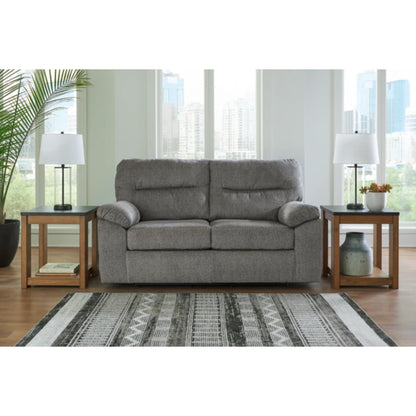 Bindura Glider Loveseat - Mineral