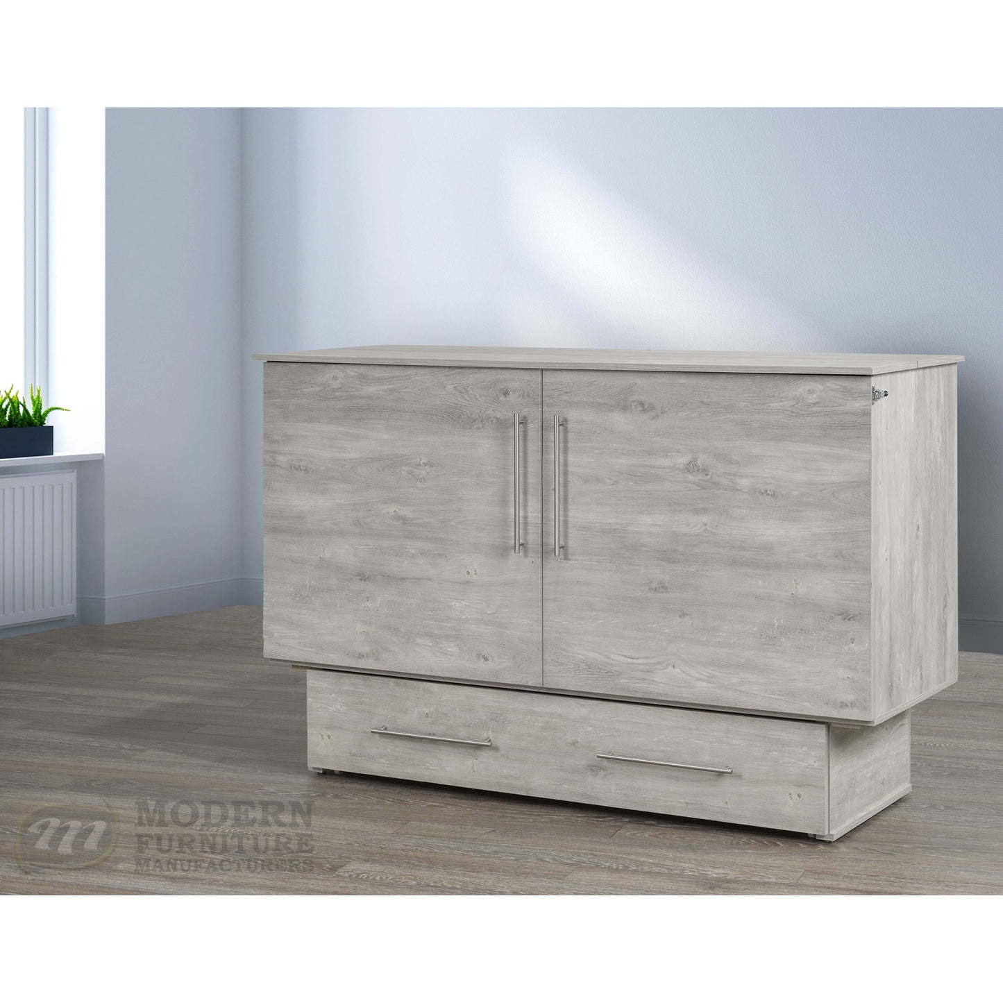 Queen Cabinet Bed With Mattress M 5050