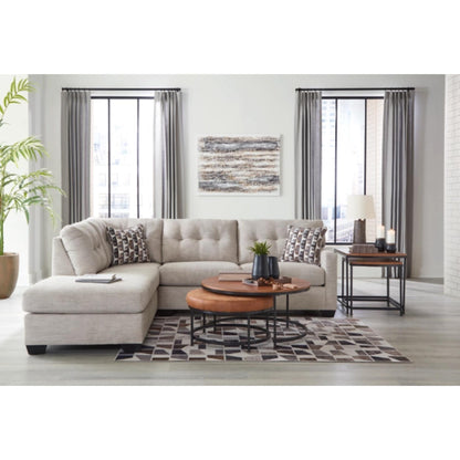 Mahoney 2-Piece Sectional By Ashley - Pebble
