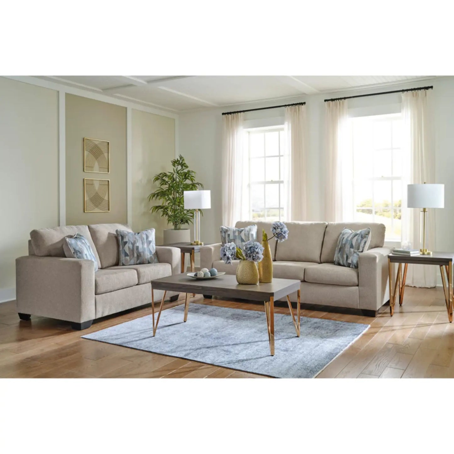 2pc Deltona Sofa Set By Ashley