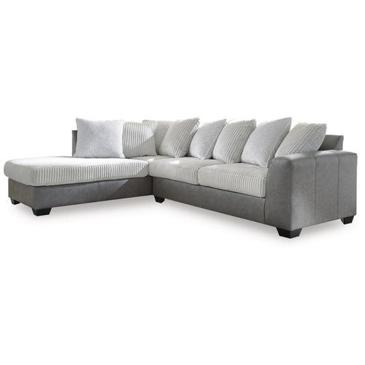 Clairette Court  Alloy 2-Piece Sectional By Ashley