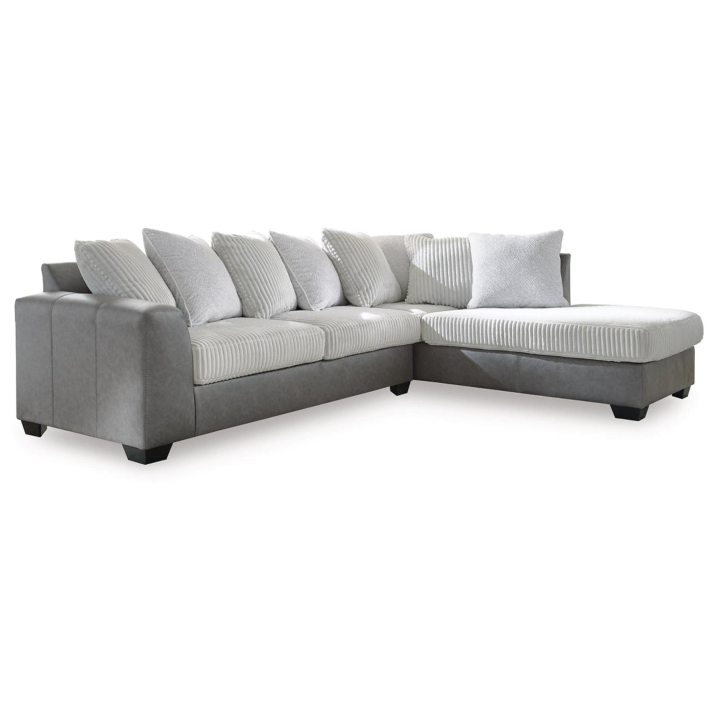 Clairette Court  Alloy 2-Piece Sectional By Ashley
