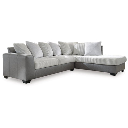 Clairette Court  Alloy 2-Piece Sectional By Ashley