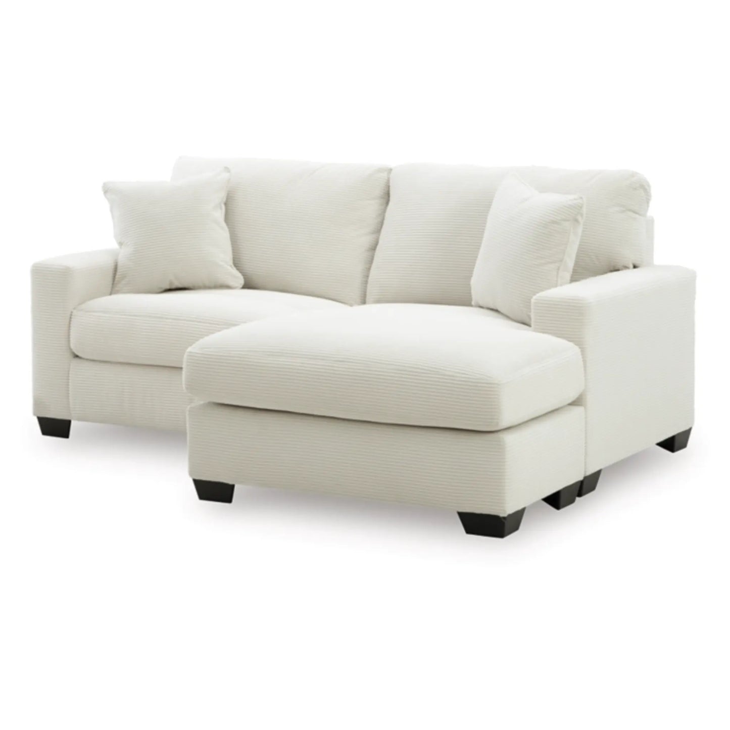 Greenbriar Sofa Chaise - Ivory / Smoke