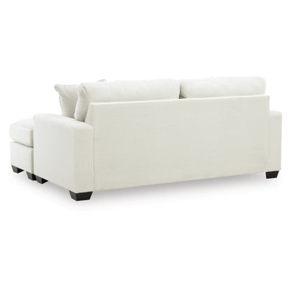 Greenbriar Sofa Chaise - Ivory / Smoke