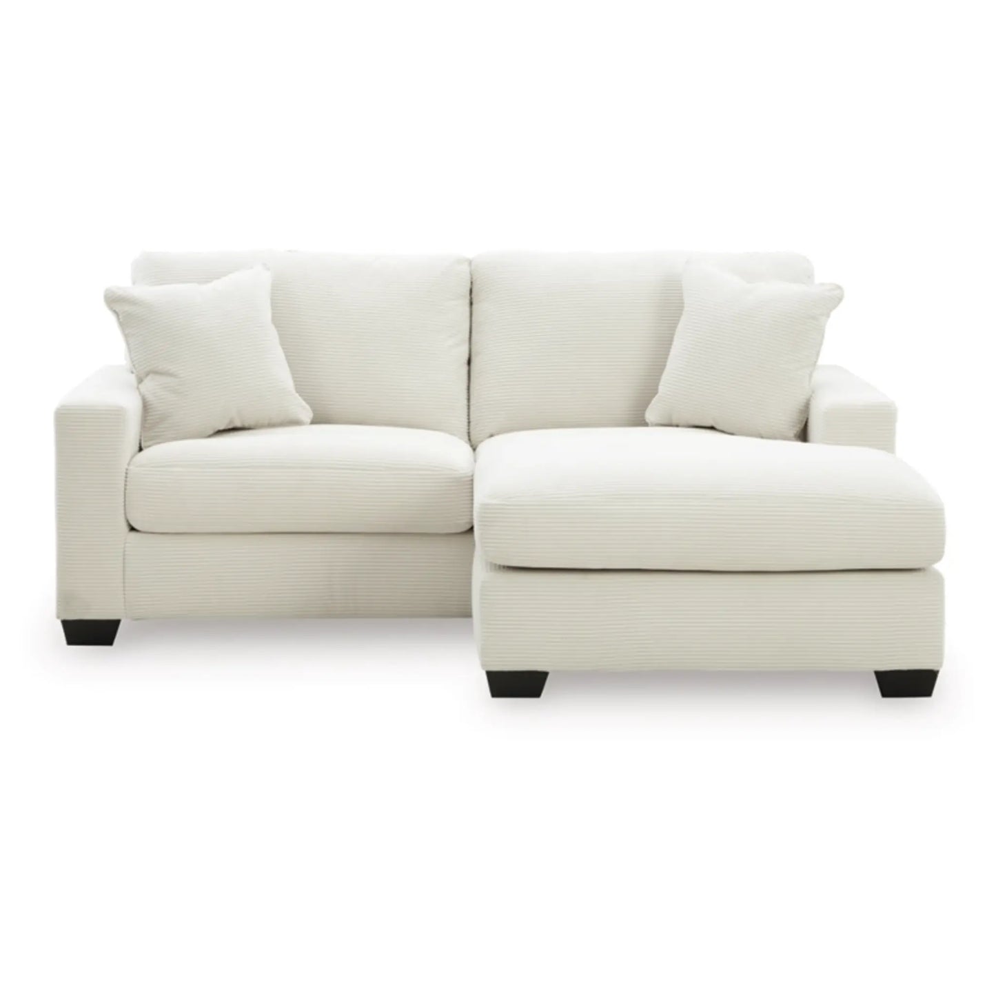 Greenbriar Sofa Chaise - Ivory / Smoke