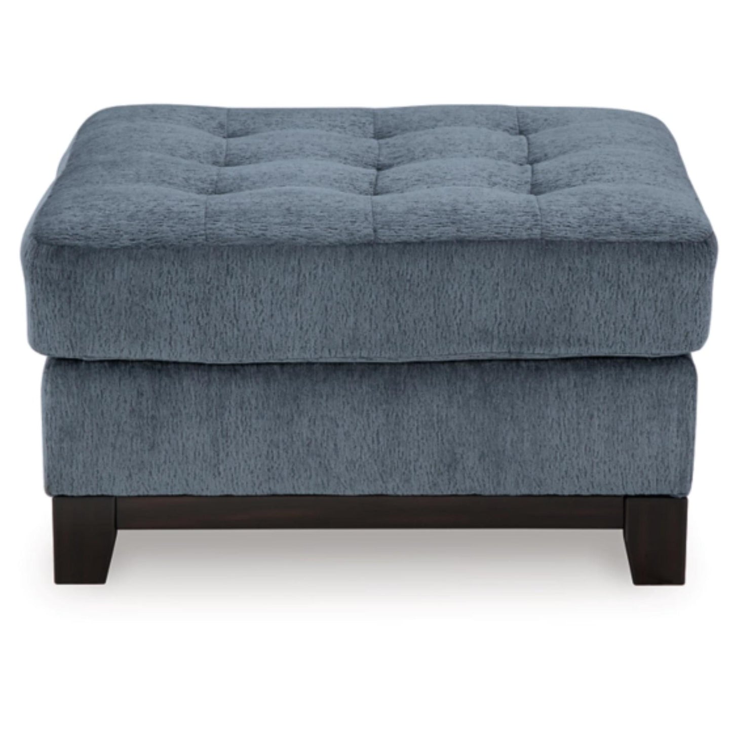 Maxon Place Oversized Accent Ottoman - Navy / Stone