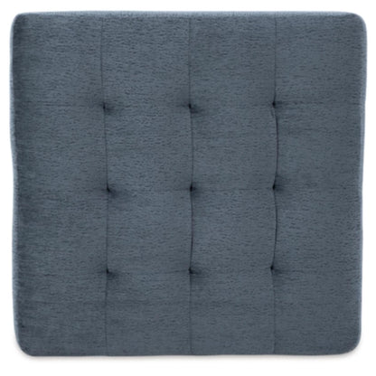 Maxon Place Oversized Accent Ottoman - Navy / Stone