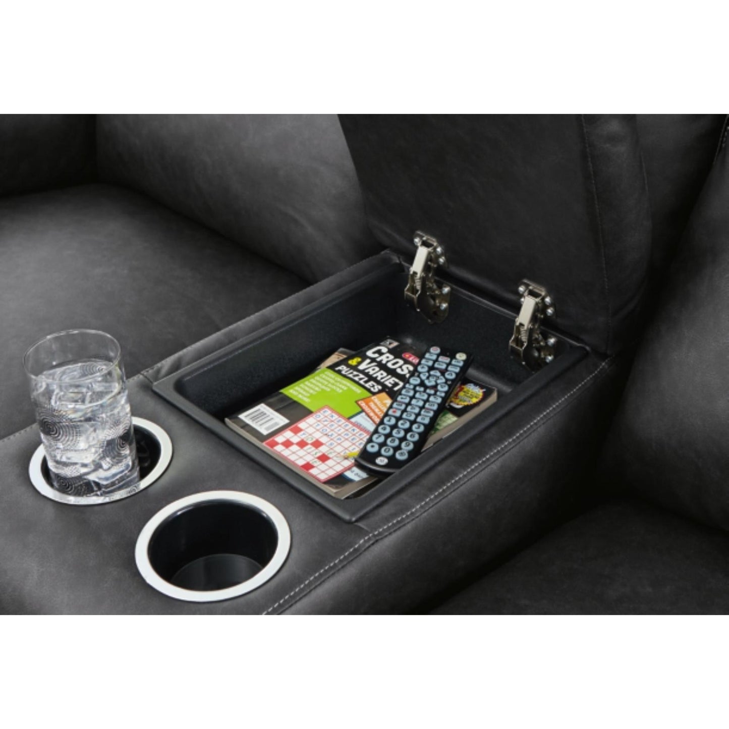 Axtellton DBL REC PWR Loveseat w/Console