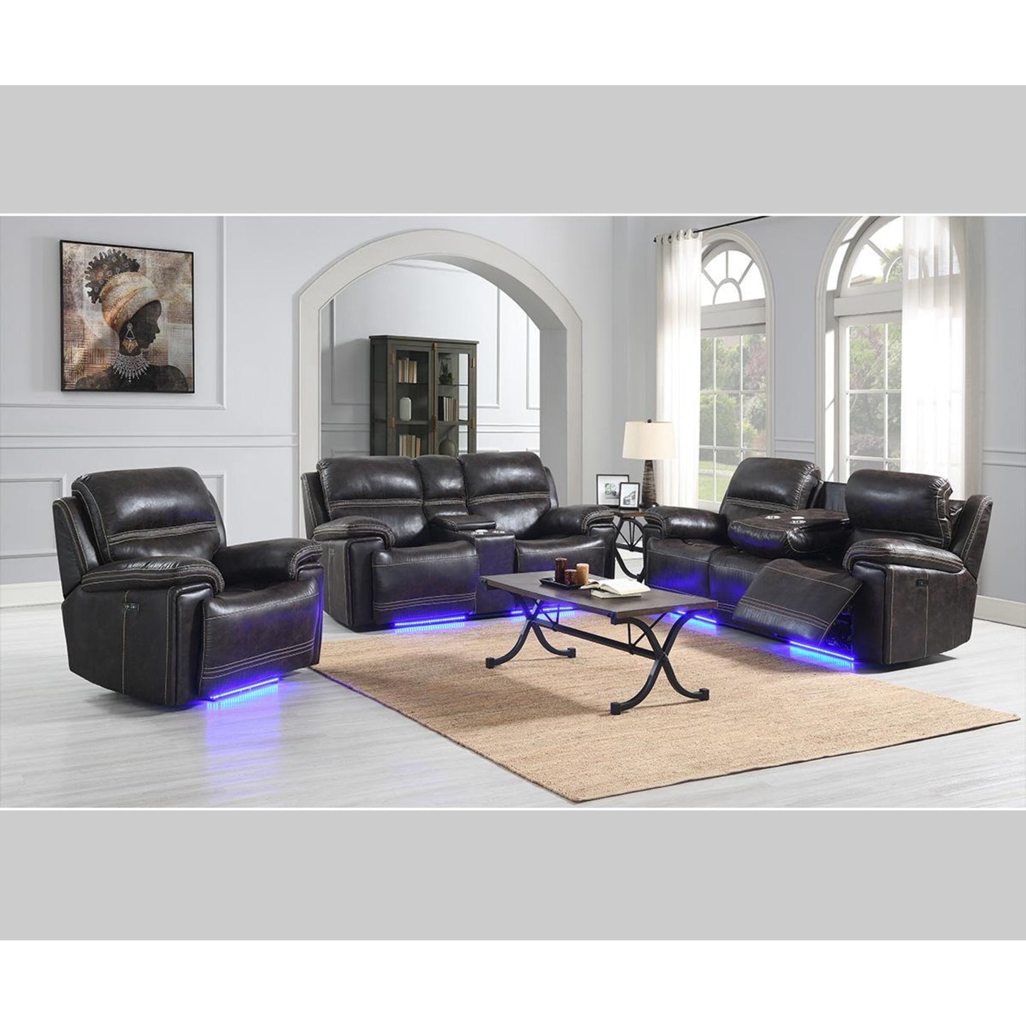 Beckley 3pc Power Recliner Set