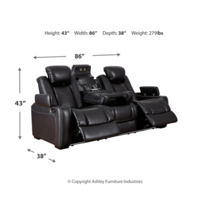 Party Time PWR REC Sofa with ADJ Headrest