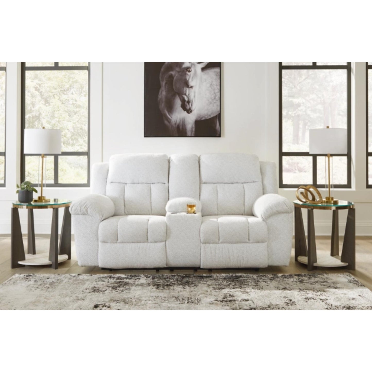 Frohn DBL Rec Loveseat w/Console