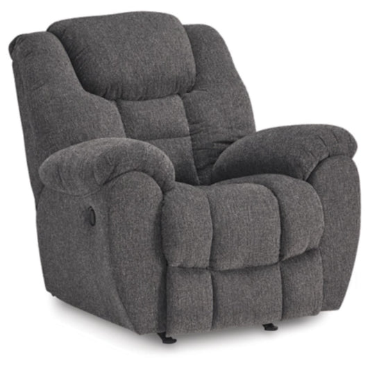 Foreside Manual Rocker Recliner - Charcoal