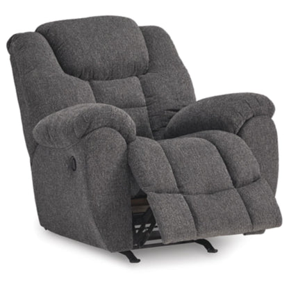 Foreside Manual Rocker Recliner - Charcoal