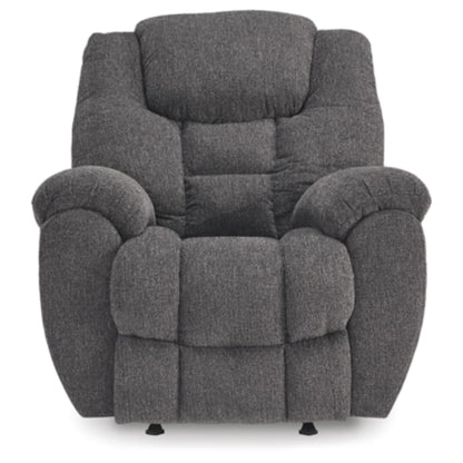 Foreside Manual Rocker Recliner - Charcoal