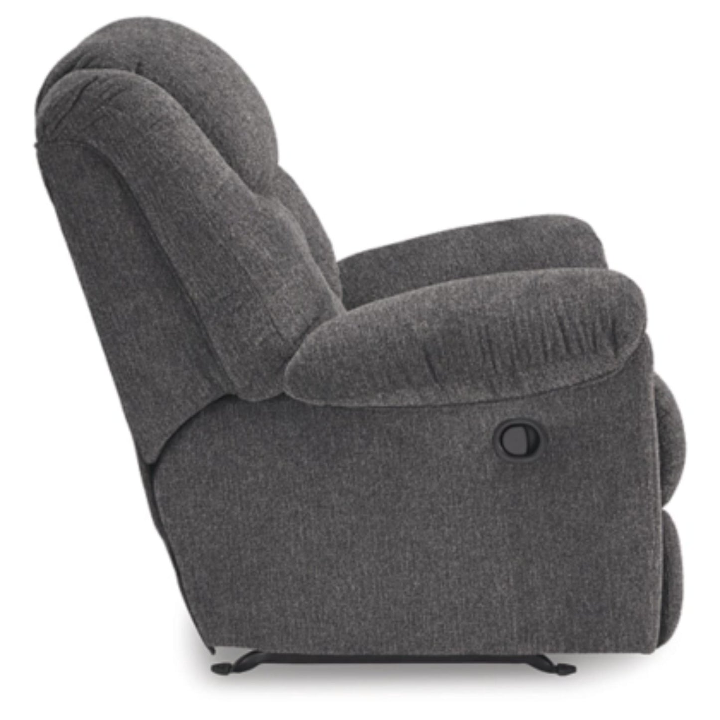 Foreside Manual Rocker Recliner - Charcoal