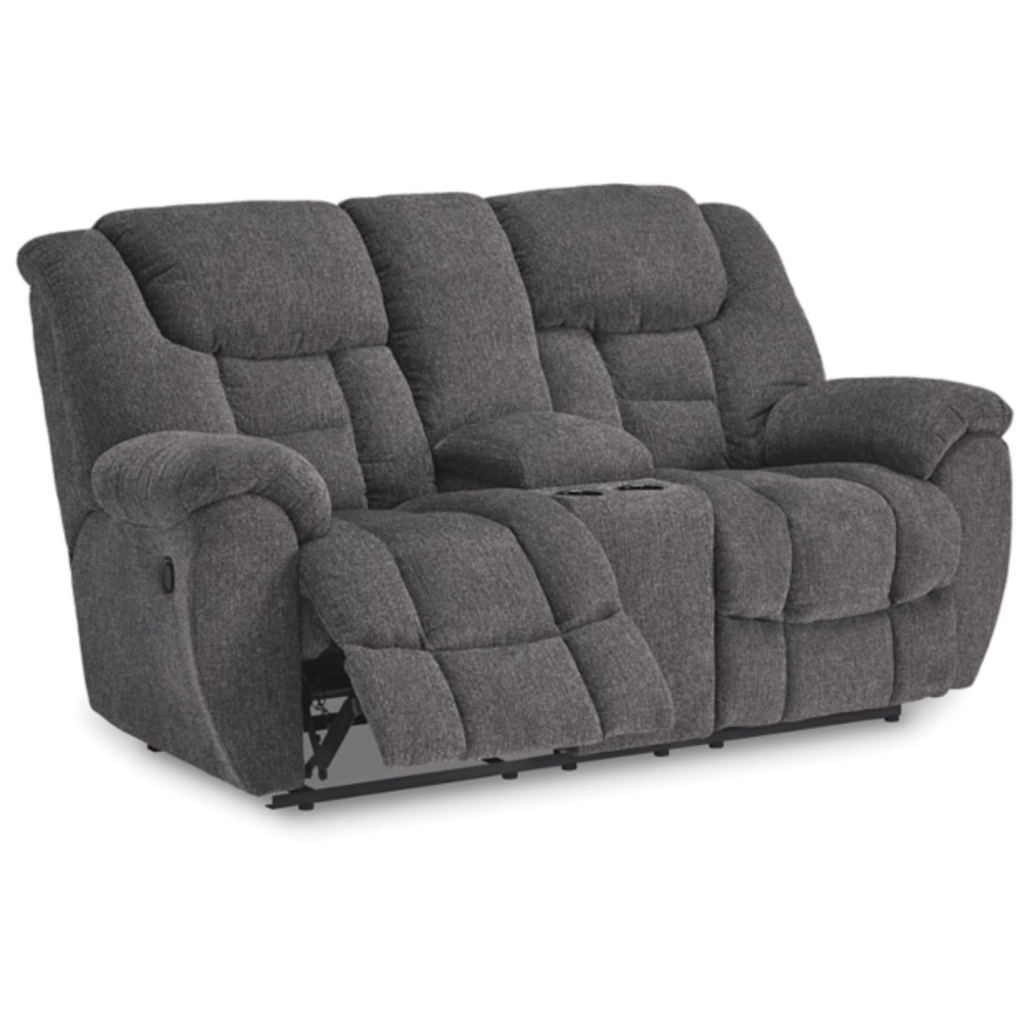 Foreside DBL Rec Loveseat w/Console