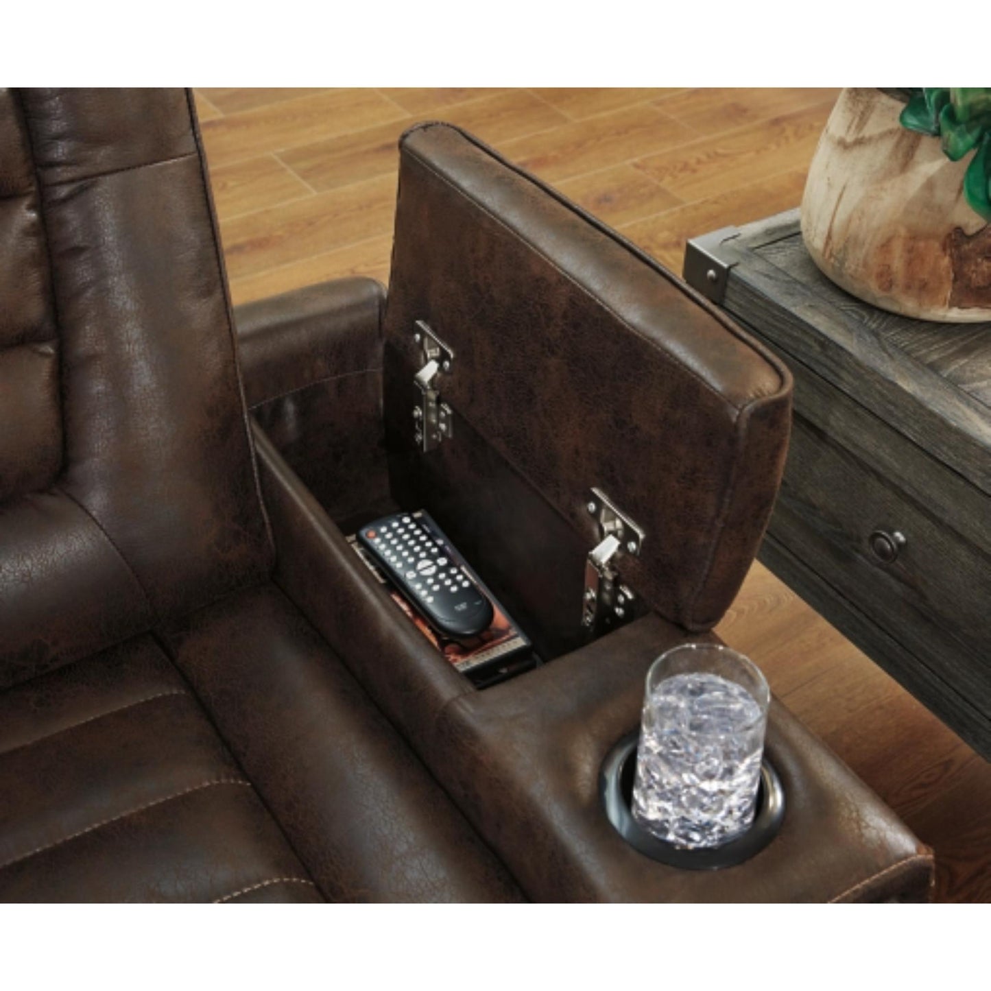 Game Zone PWR REC Sofa with ADJ Headrest