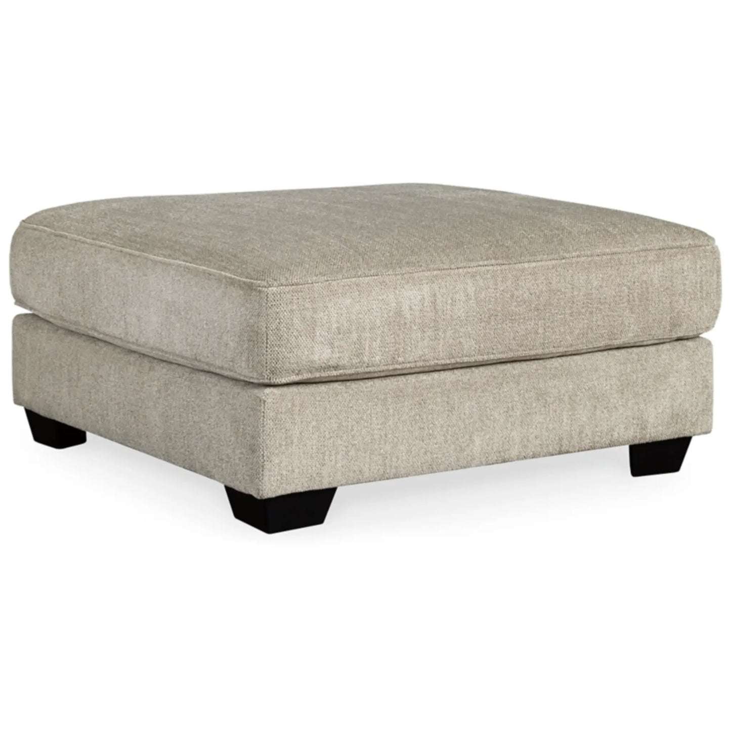 Ardsley Oversized Accent Ottoman - Pewter