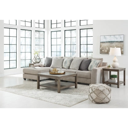 Ardsley 3-Piece Sectional with Chaise - Pewter