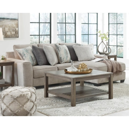 Ardsley 2-Piece Sectional with Chaise - Pewter