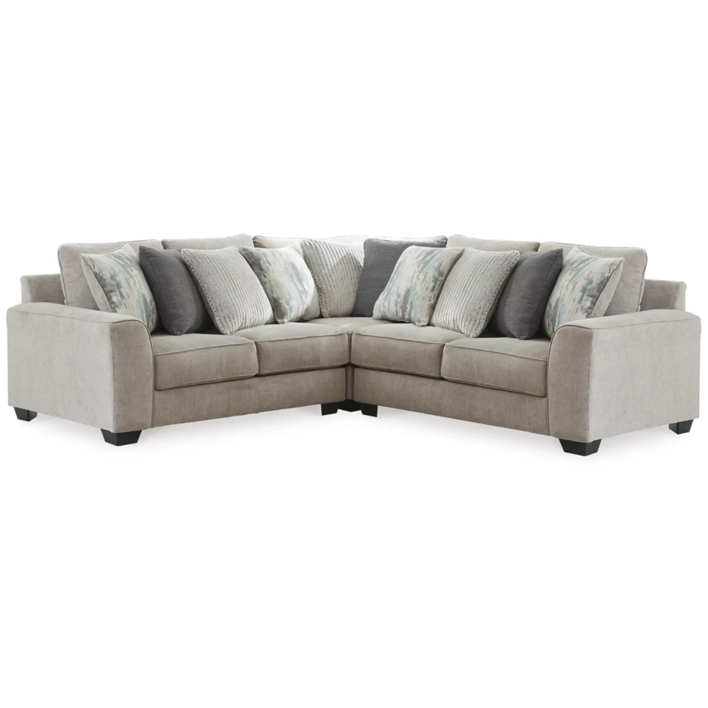 Ardsley 3-Piece Sectional - Pewter