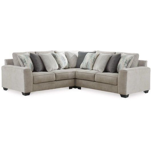 Ardsley 3-Piece Sectional - Pewter