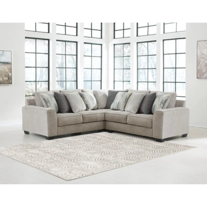 Ardsley 3-Piece Sectional - Pewter