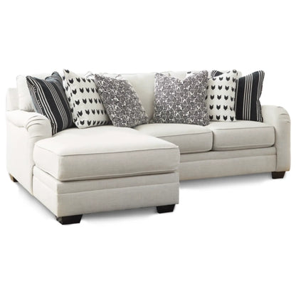 Huntsworth 2-Piece Sectional with Chaise - Dove Gray