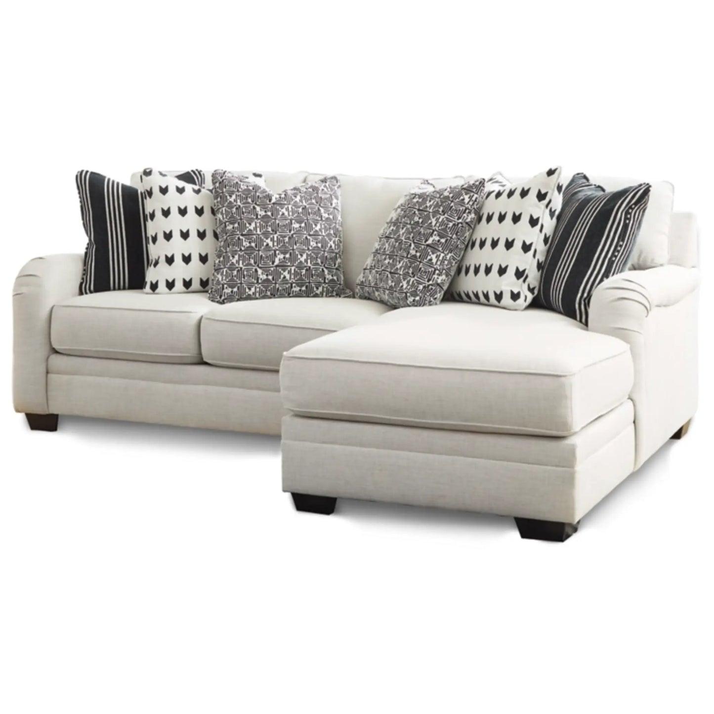 Huntsworth 2-Piece Sectional with Chaise - Dove Gray