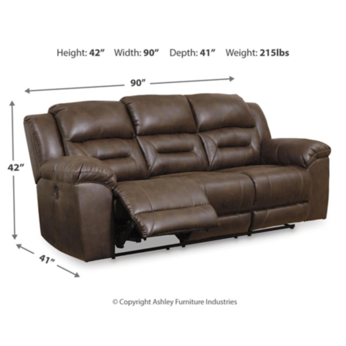 Stoneland Manual Reclining Sofa