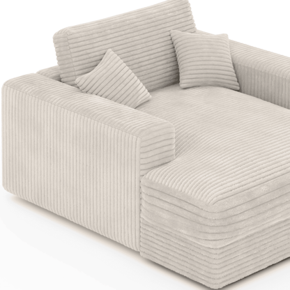 Phoenix Lounger in elegant beige