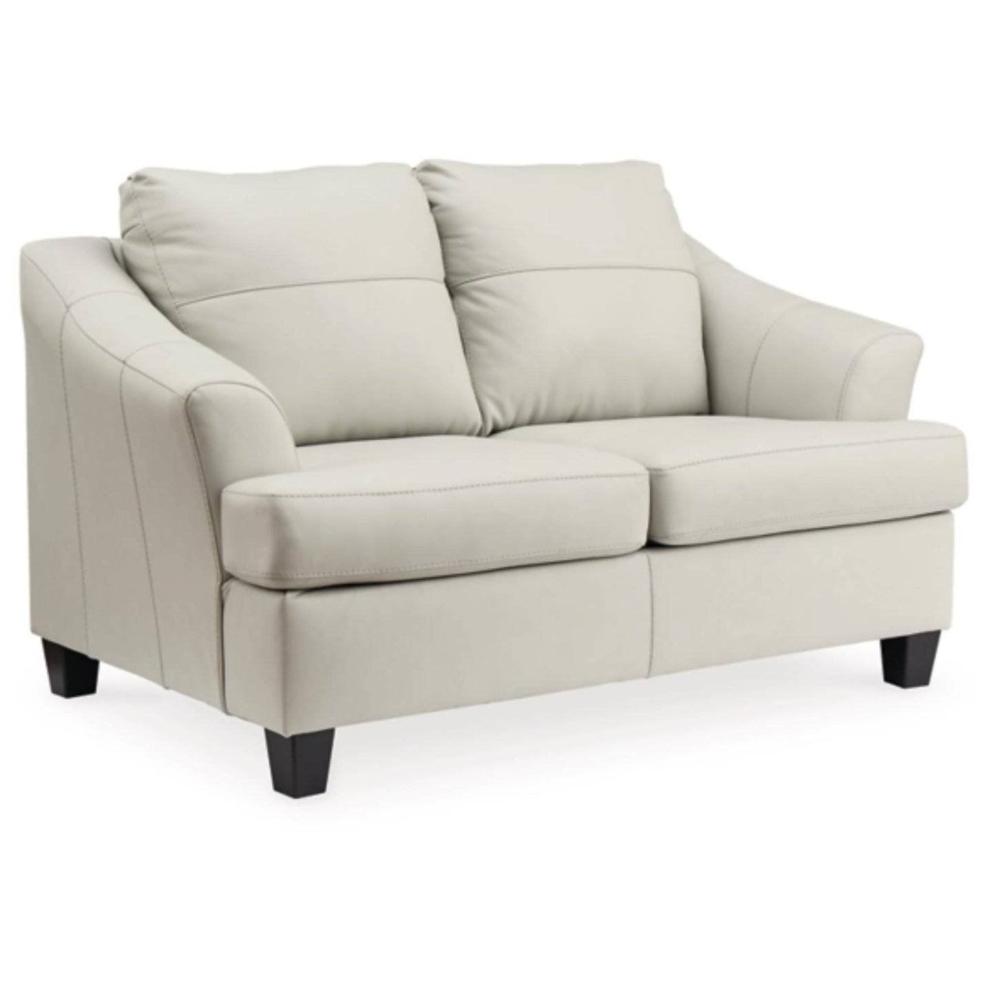 Genoa Loveseat - Coconut / Steel