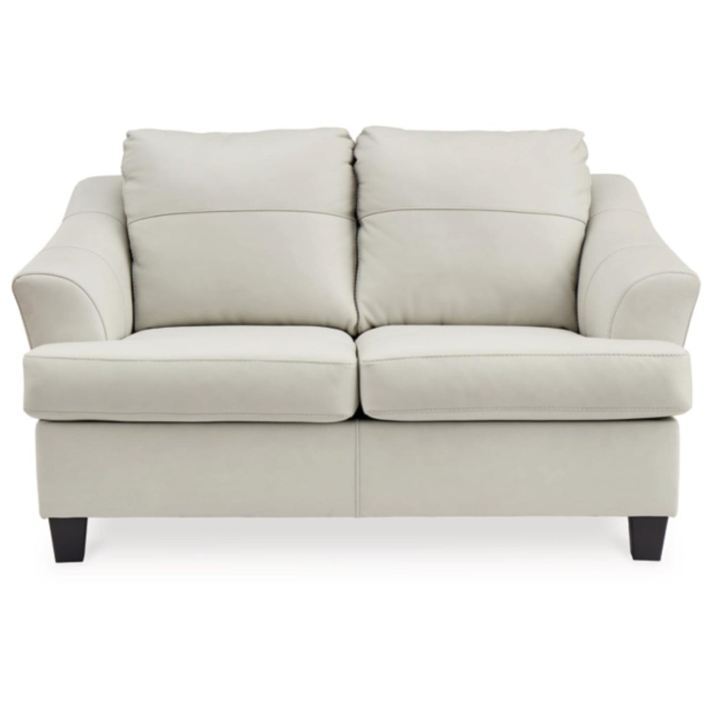 Genoa Loveseat - Coconut / Steel