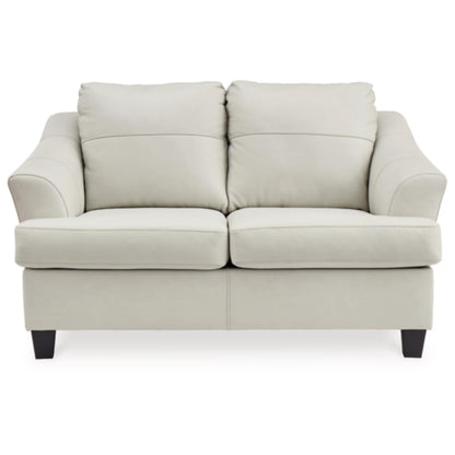 Genoa Loveseat - Coconut / Steel
