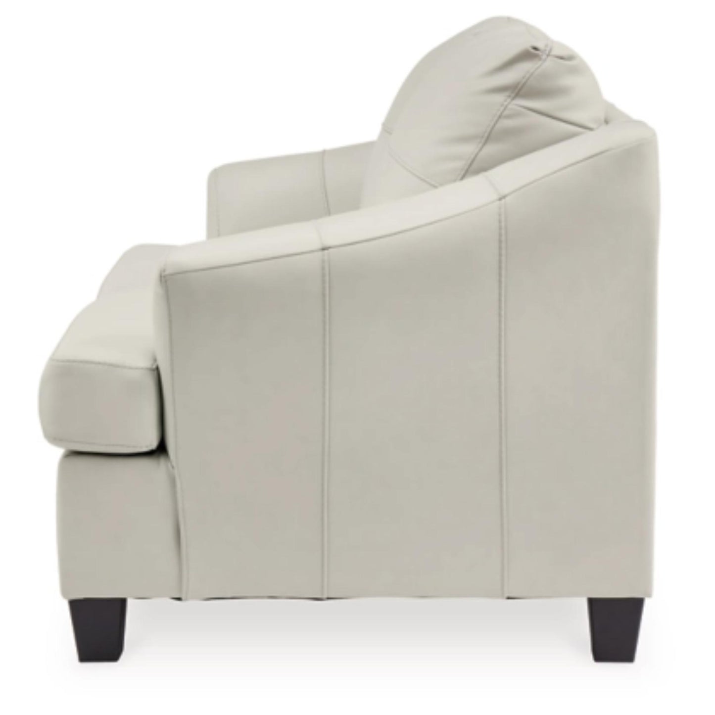Genoa Loveseat - Coconut / Steel
