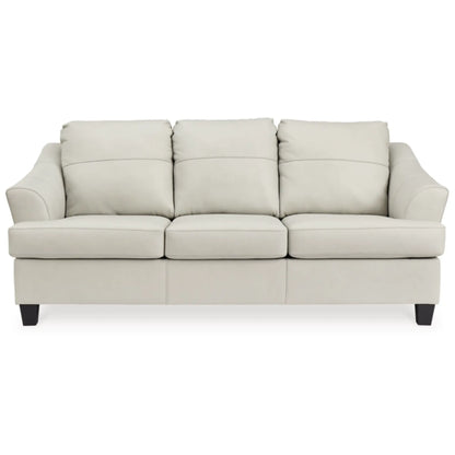 Genoa Queen Sofa Sleeper By Ashley - Coconut / Steel