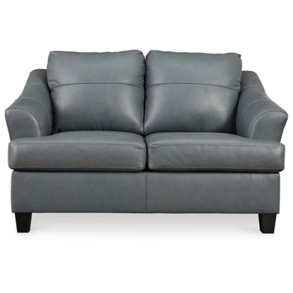 Genoa Loveseat - Coconut / Steel