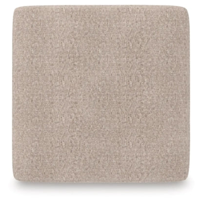 Seyler Lane Oversized Accent Ottoman - Greystone / Hemp
