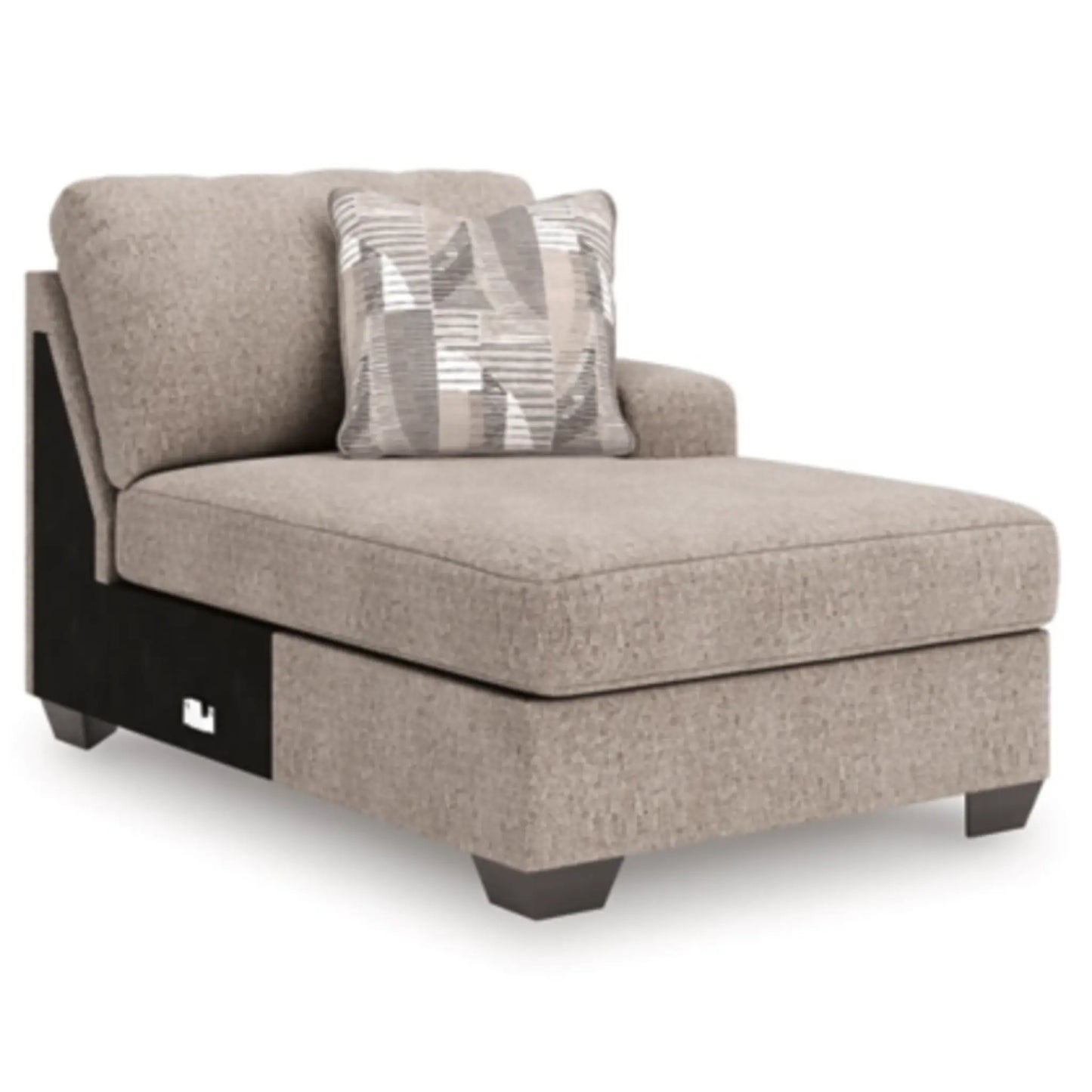 Seyler Lane 3-Piece Sectional with Double Chaise By Ashley - Hemp