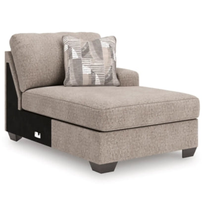Seyler Lane 3-Piece Sectional with Double Chaise By Ashley - Hemp