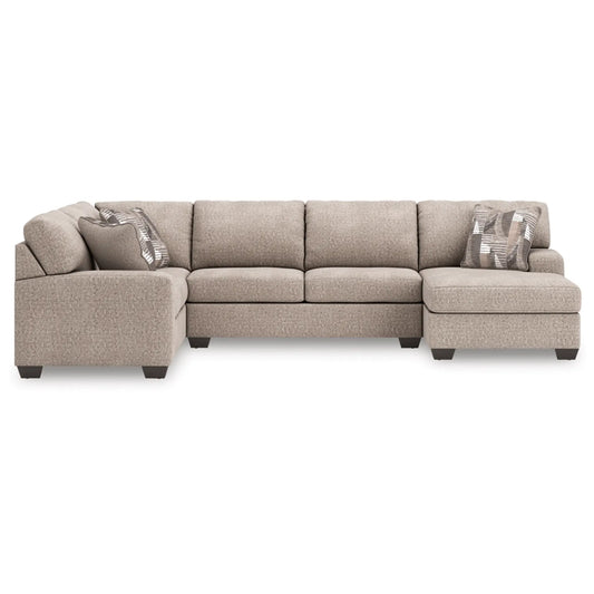 Seyler Lane 3-Piece Sectional By Ashley - Hemp