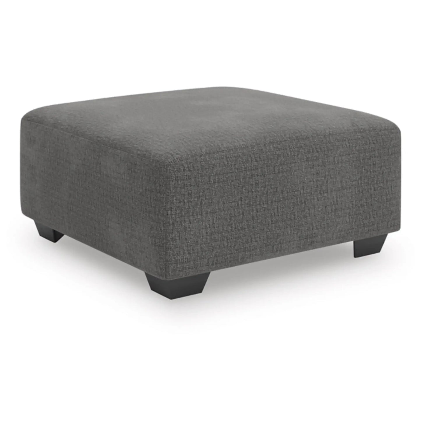 Seyler Lane Oversized Accent Ottoman - Greystone / Hemp