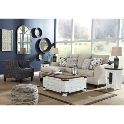 Abney Sofa Chaise - Driftwood