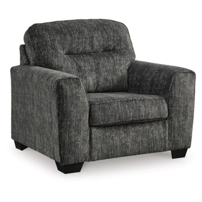Lonoke Chair and a Half - Gunmetal / Parchment