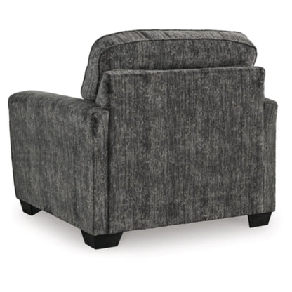 Lonoke Chair and a Half - Gunmetal / Parchment