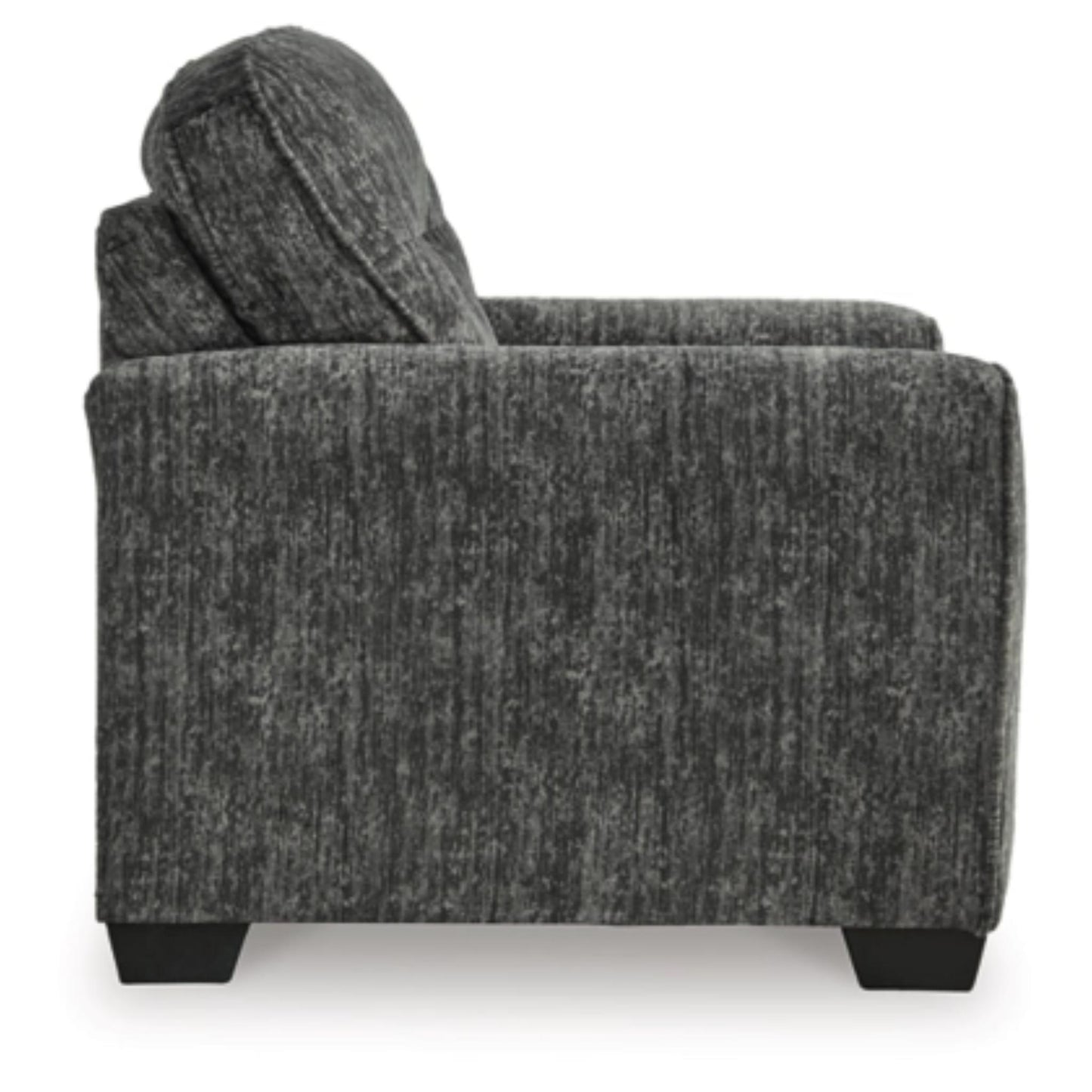 Lonoke Chair and a Half - Gunmetal / Parchment