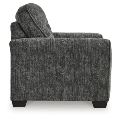 Lonoke Chair and a Half - Gunmetal / Parchment