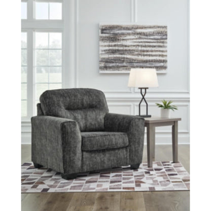 Lonoke Chair and a Half - Gunmetal / Parchment
